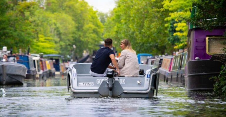 London: GoBoat Rental for Regent's Canal & Paddington Basin - Who Would Love This?