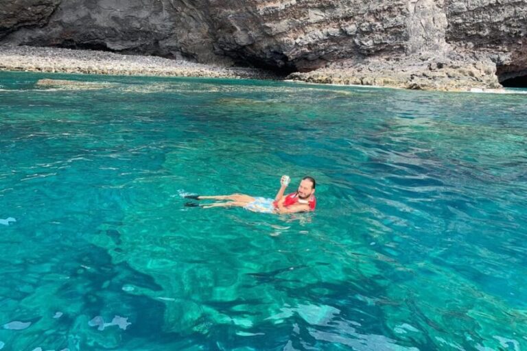 Los Gigantes to Teno: Boat trip with snorkeling & drinks - The Itinerary in Detail