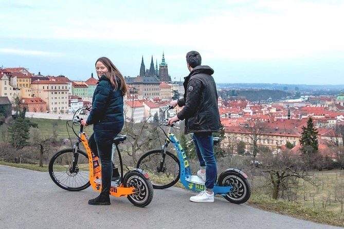 Magical Prague City Tour 60-min by e-Bike / e-Scooter - What It’s Like to Ride an E-Scooter Through Prague