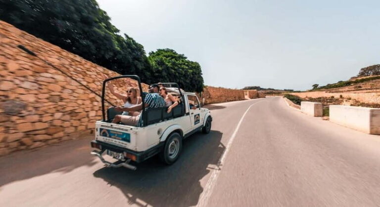 Malta: Gozo Full-Day Jeep with Lunch and Boat Transfers - What to Expect at Each Stop