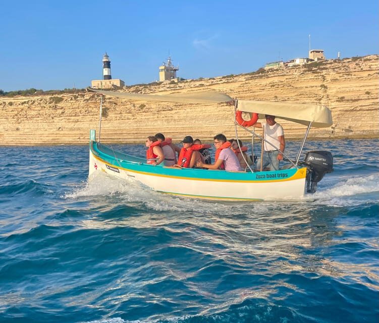 Marsaxlokk: Boat Trip to St Peters Pool - The Itinerary and Stops