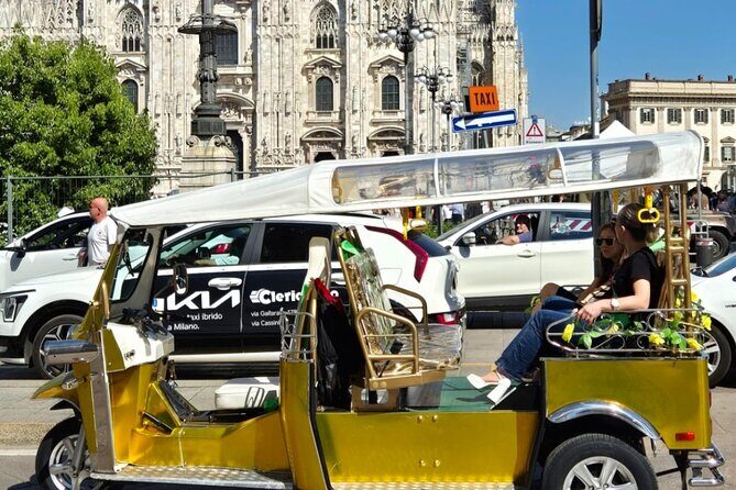 Milano Private Tuk Tuk Tour with Hotel Pickup - Detailed Breakdown of the Itinerary
