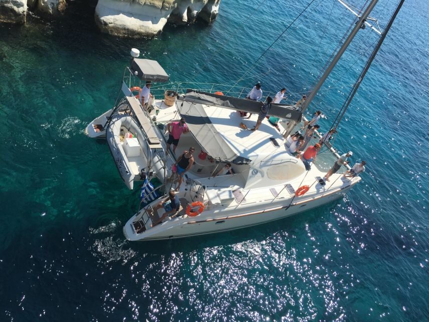 Milos: Full-Day Catamaran Cruise to Poliegos and Kleftiko - Onboard Experience & Value