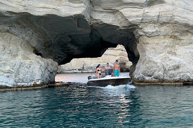 Milos Self Drive Private Boat - No Licence Required - Aphrodite - The Itinerary: What Will You See and Do?