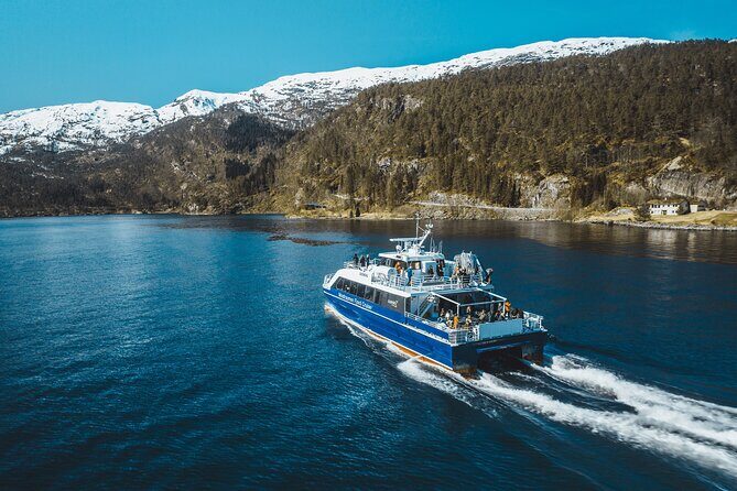 Mostraumen Fjord Cruise - Osterfjorden: Rugged Mountain Scenery and Deep Waters