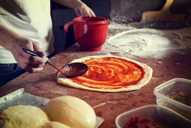 Naples Pizza-Making: From Dough to Dessert & Wine at Pizzeria - Using Top-Quality Ingredients