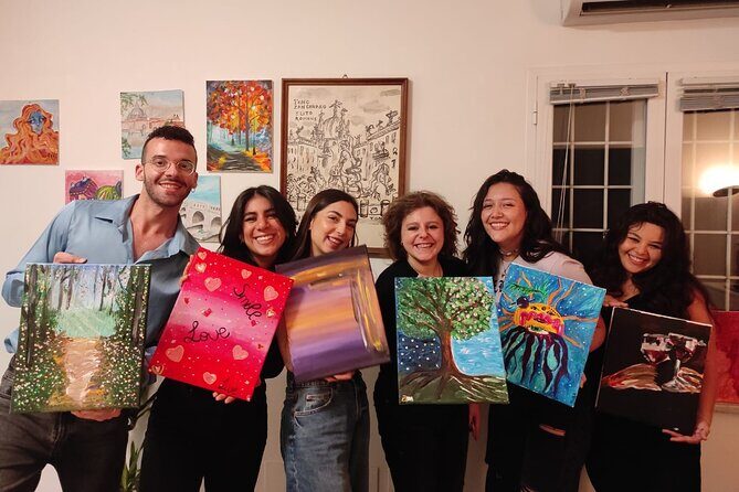 Paint and Free Flowing Wine Art Class in Rome - Who Will Love This Experience?