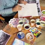 Paint Norwegian landscape with watercolor in Bergen - Analyzing the Value