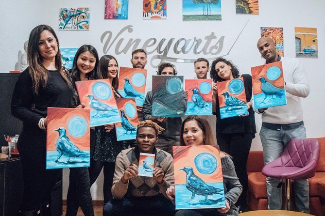 Paint & Sip in a 17th-Century Palazzo with Wine & Pizza - Authentic, Engaging, and Inclusive