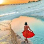 Pamukkale tour w. Entrance, Lunch & Transfer from Kemer - First Impressions at Pamukkale