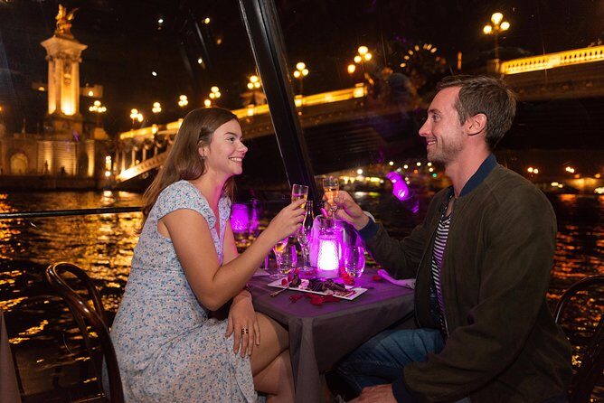 Paris Seine River Dinner Cruise with Champagne and Window Seating - Authentic Experiences and Review Insights