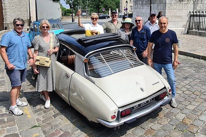 Paris TV Show Tour in a Open Top Vintage French Car Citroen DS - A Deep Dive into the Paris TV Show Tour Experience