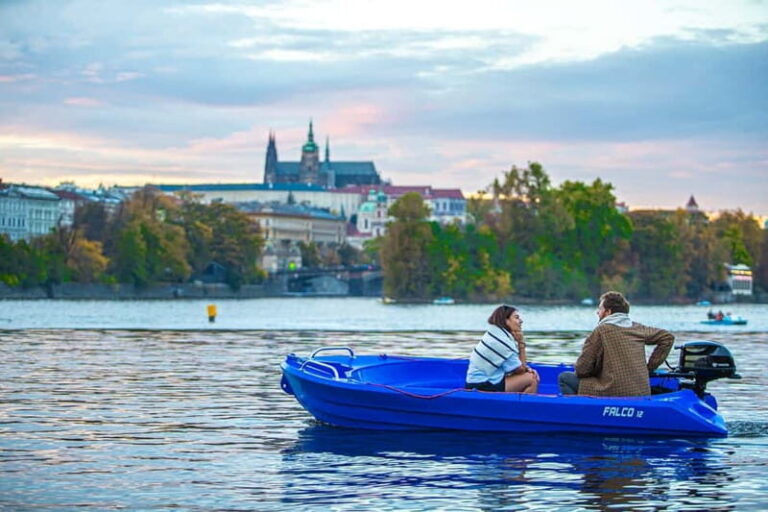 Prague: Motorboat Rental without Licence - Detailed Breakdown of the Itinerary