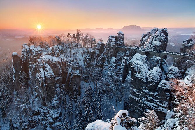 Pravcicka Gate & Bastei Bridge Winter National Park Tour from Prague - FAQ