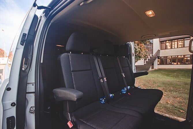 Private ARRIVAL Transfer by MINIVAN Mercedes Vito 8+1pax - The Sum Up