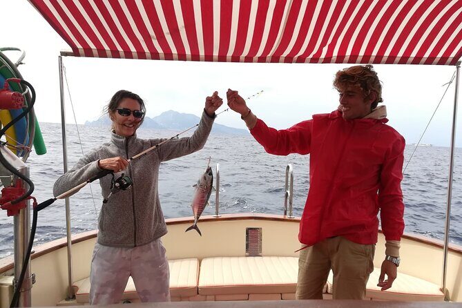 Private Fishing and Capri tour with lunch from Sorrento - The Fishing in Punta Campanella: A Delightful Start