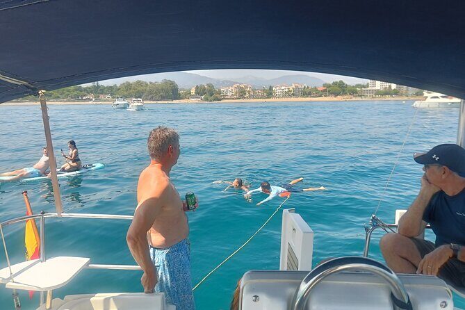 Private Sailboat Marbella: Navigation, Swimming in the sea and Snacks - Return Journey and Flexibility