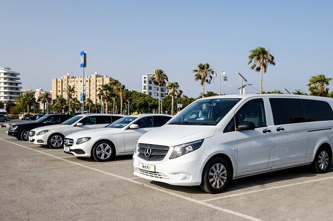 Private Transfer: Larnaca Airport to Larnaca District 1-14 pax - The Vehicle and Comfort Level
