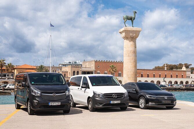 Rhodes Airport Transfer to Rhodes Town city or Faliraki (ONE WAY - Key Points