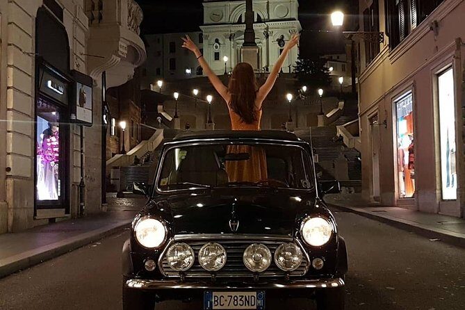Rome Ancient tour by Night in Mini Vintage Cabriolet with drink - What We Love & What to Consider