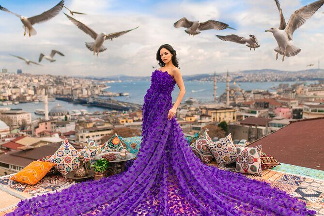 Rooftop Flying Dress Photo Shoot in Istanbul - The Location: Istanbul’s Iconic Rooftop