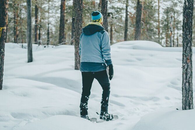 Rovaniemi: Snowshoeing in a magical snowy forest - Fireside Snacking & Cultural Insights