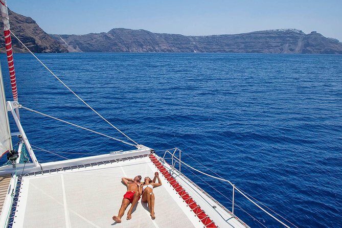 Santorini Cruise on Catamaran with BBQ & Open Bar - The Experience: What Travelers Are Saying