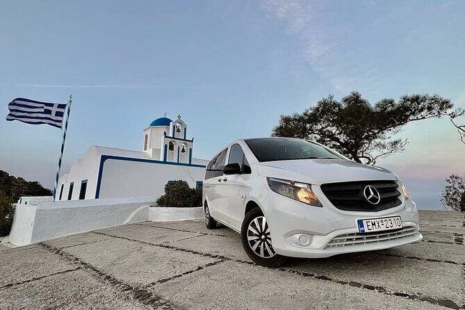Santorini: Private Transfers To / From The Port Athinios - The Drive and the Views