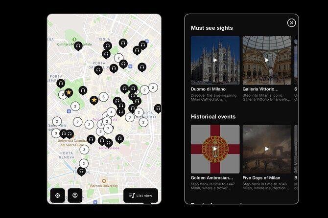 Self Guided Tours In Milan With 100 Captivating Audio Stories - In-Depth Breakdown of the Itinerary