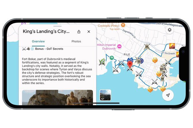Selfguide® Secrets Tour Dubrovnik with Game of Thrones Spots - How the Tour Works in Practice