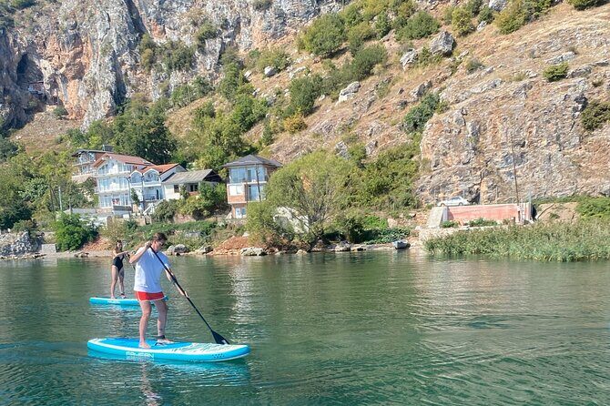 Stand-Up-Paddle Tour on Lake Ohrid - The Secluded Bay and SUP Picnic
