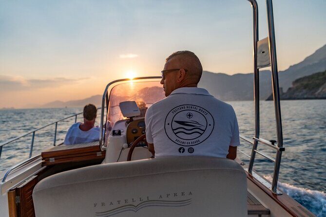 Sunset tour by private boat from Positano, Praiano or Amalfi - The Sum Up