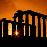 Temple of Poseidon sunset @ Cape Sounio (And dinner time) - A Close Look at the Itinerary