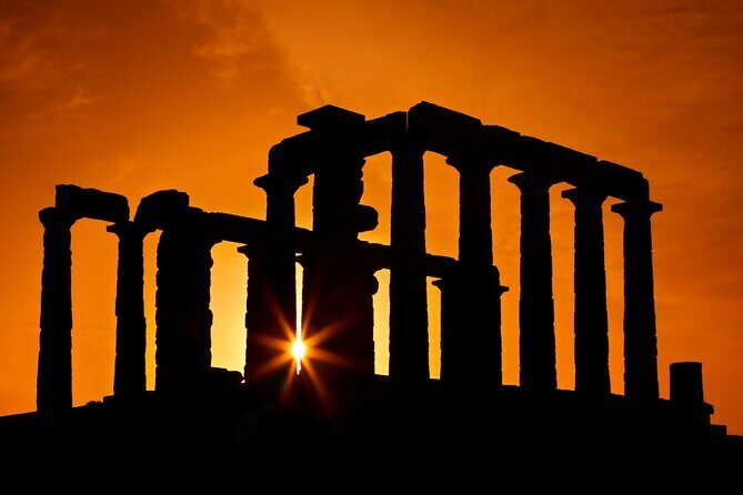 Temple of Poseidon sunset @ Cape Sounio (And dinner time) - A Close Look at the Itinerary