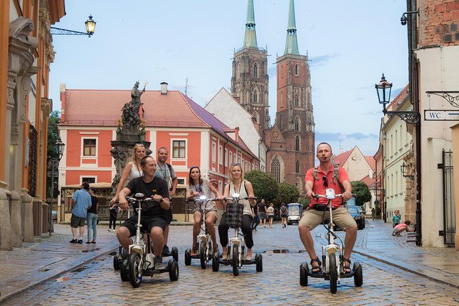 The Grand E-Scooter (3 wheeler) Tour of Wroclaw - everyday tour at 9:30 am - The Itinerary: A Step-by-Step Breakdown