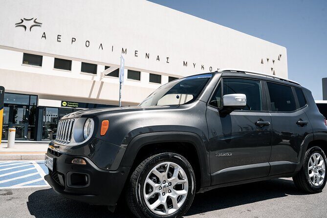 Transfer services everywhere in Mykonos with Jeep Renegade - The Sum Up