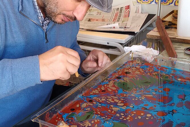 Turkish Marbling Paper Art Workshop - Introduction to the Workshop Experience