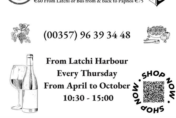 Wine tasting on-board the Demetris Chara BBQboat BlueLagoon tours - The Sum Up