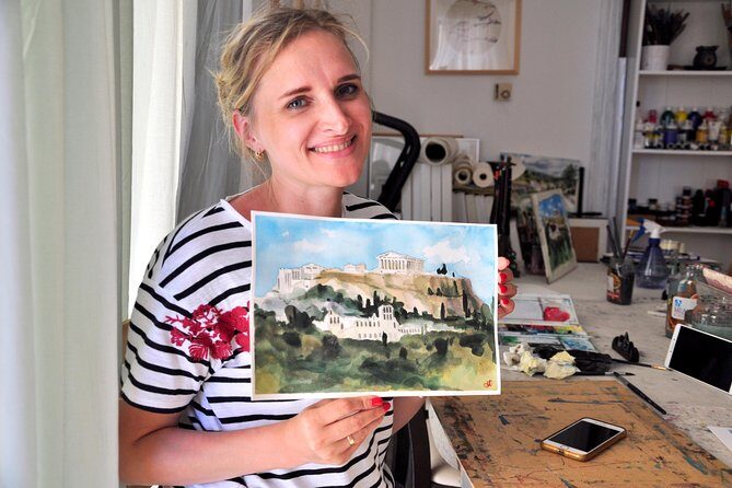 workshop for painting acropolis/landscape with local artist - Group Size, Duration, and Practical Details