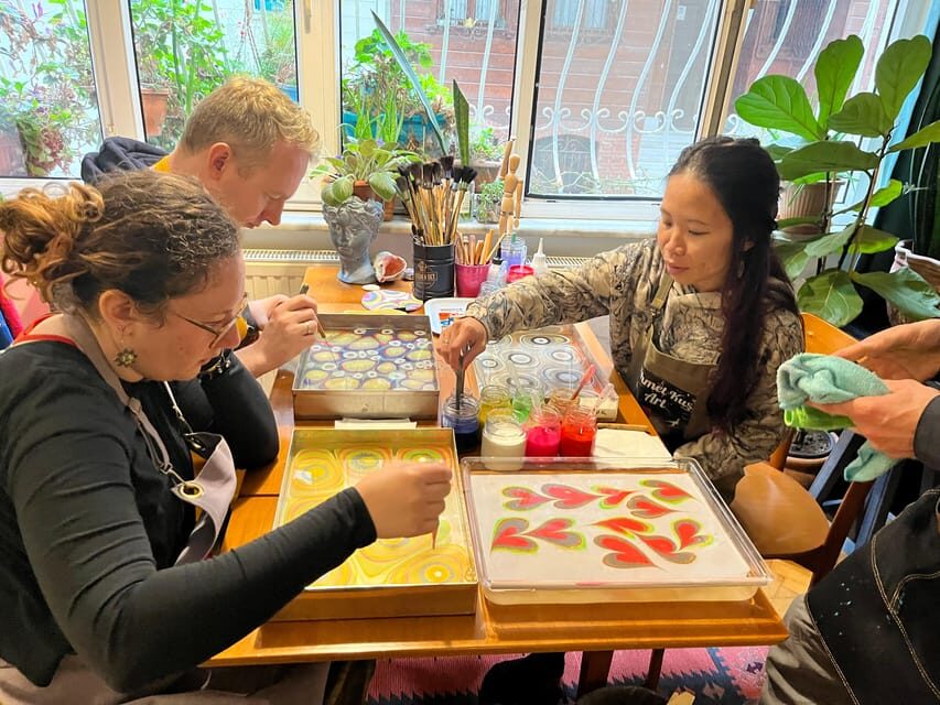 Authentic Turkish Art Marbling - Ebru - with Locals at Home - Exploring the Experience in Detail