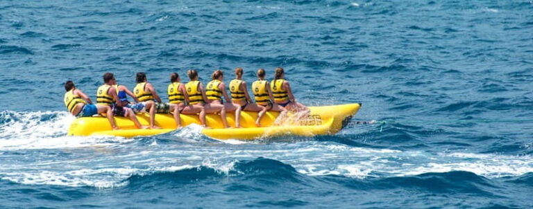 Banana boat in Malaga city, Playa del Palo - Why the Banana Boat Experience Stands Out