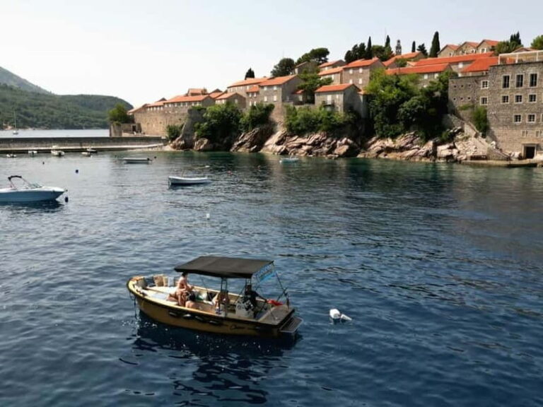 Budva: Private Sightseeing Boat Tour with Swimming & Drinks - A Closer Look at the Tour Itinerary