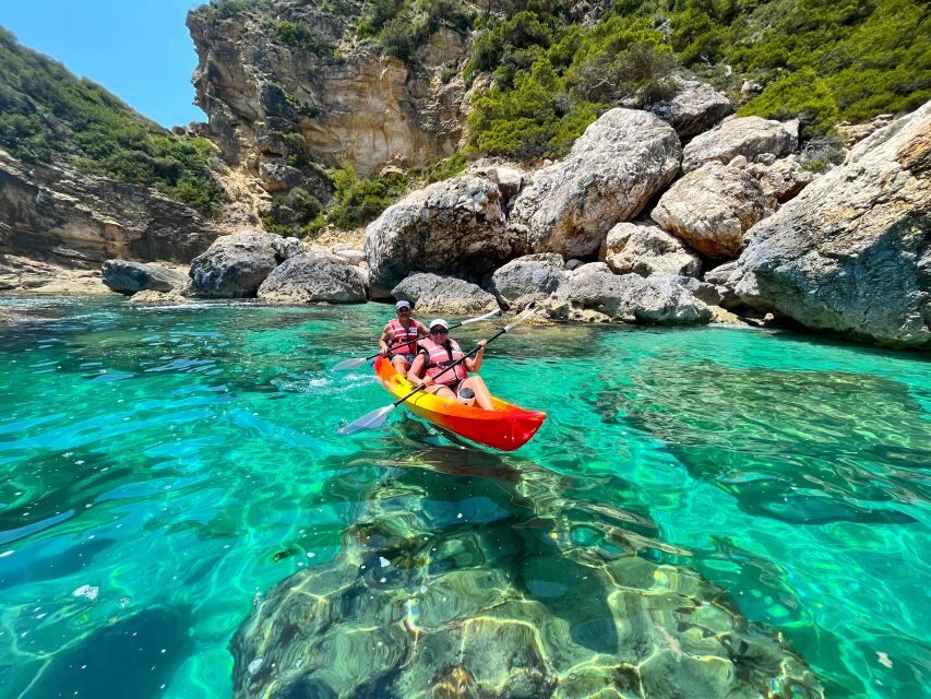 Cala Granadella: Cala en Caló Sea Cave Snorkel & Kayak Tour - The Itinerary: A Closer Look