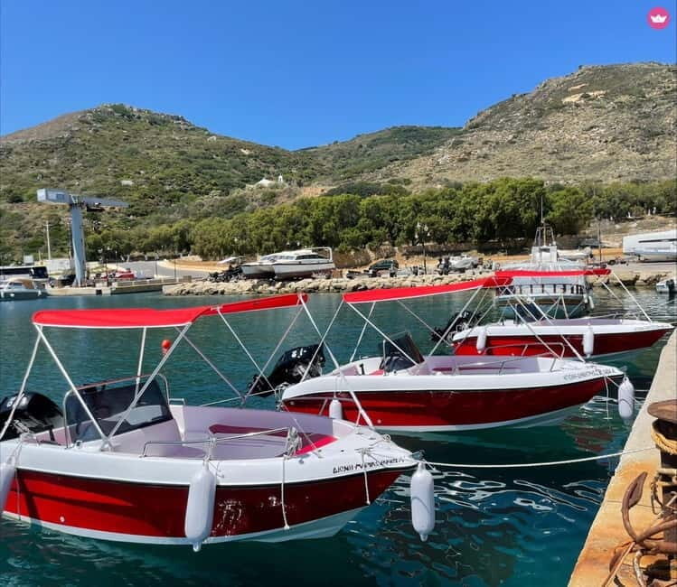 Chania: Self-Drive Boat and another with Skiper 7.50 m - Exploring the Coastline and Islands