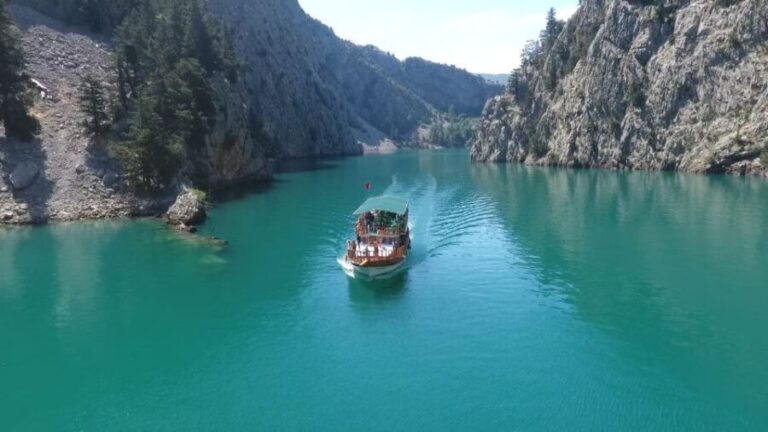City of Side: Green Canyon Tour w/ Boat, Lunch & Fishing - Swimming and fishing: relaxing in nature