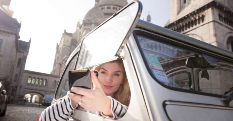 Classic, Romantic Paris: 3-Hour Vintage 2CV Tour - What Youll See and Do
