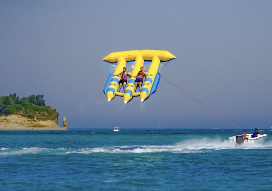 Corfu: Sidari Watersports Fly Fish tubing ride - Who Will Love This?