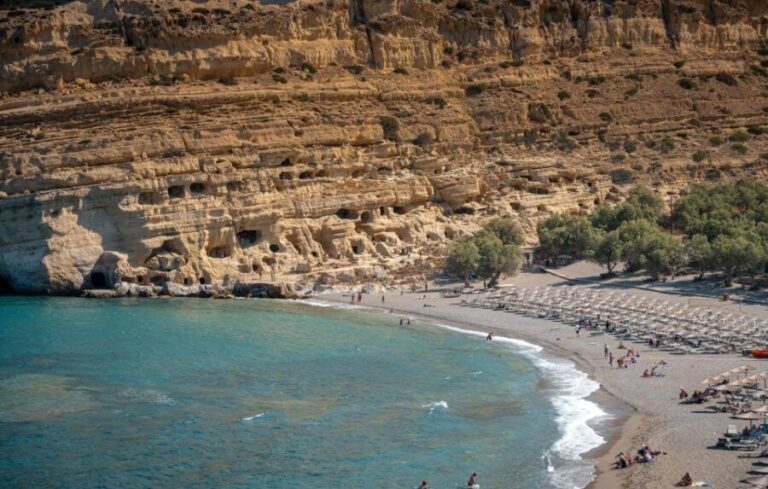 Crete: Matala Hippie Caves - The Itinerary in Detail