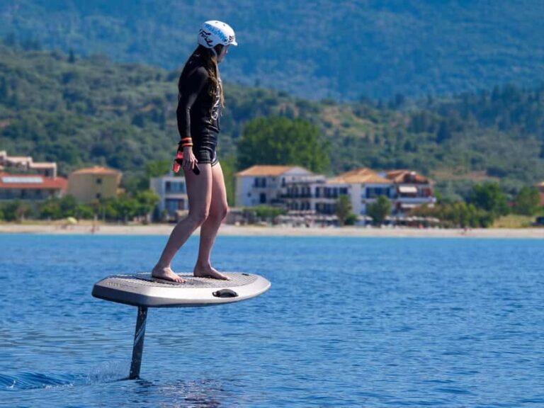 e-Foil Experience in Vasiliki Bay  Fly Above the Water - What to Expect During Your e-Foil Session