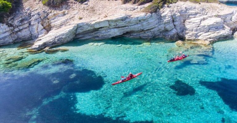 Family Sea Kayak at Meganisi - Lefkada - The Itinerary in Detail